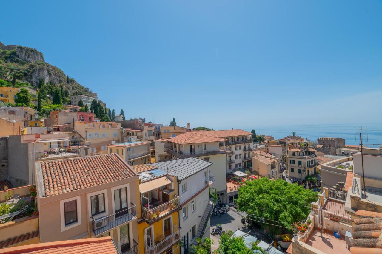 Ottaviano Suite - Elegante Attico Vista Mare Taormina Exterior foto